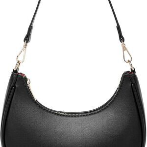 Shoulder Bags for Women, Cute Hobo Tote Handbag Mini Clutch Purse with Zipper Cl